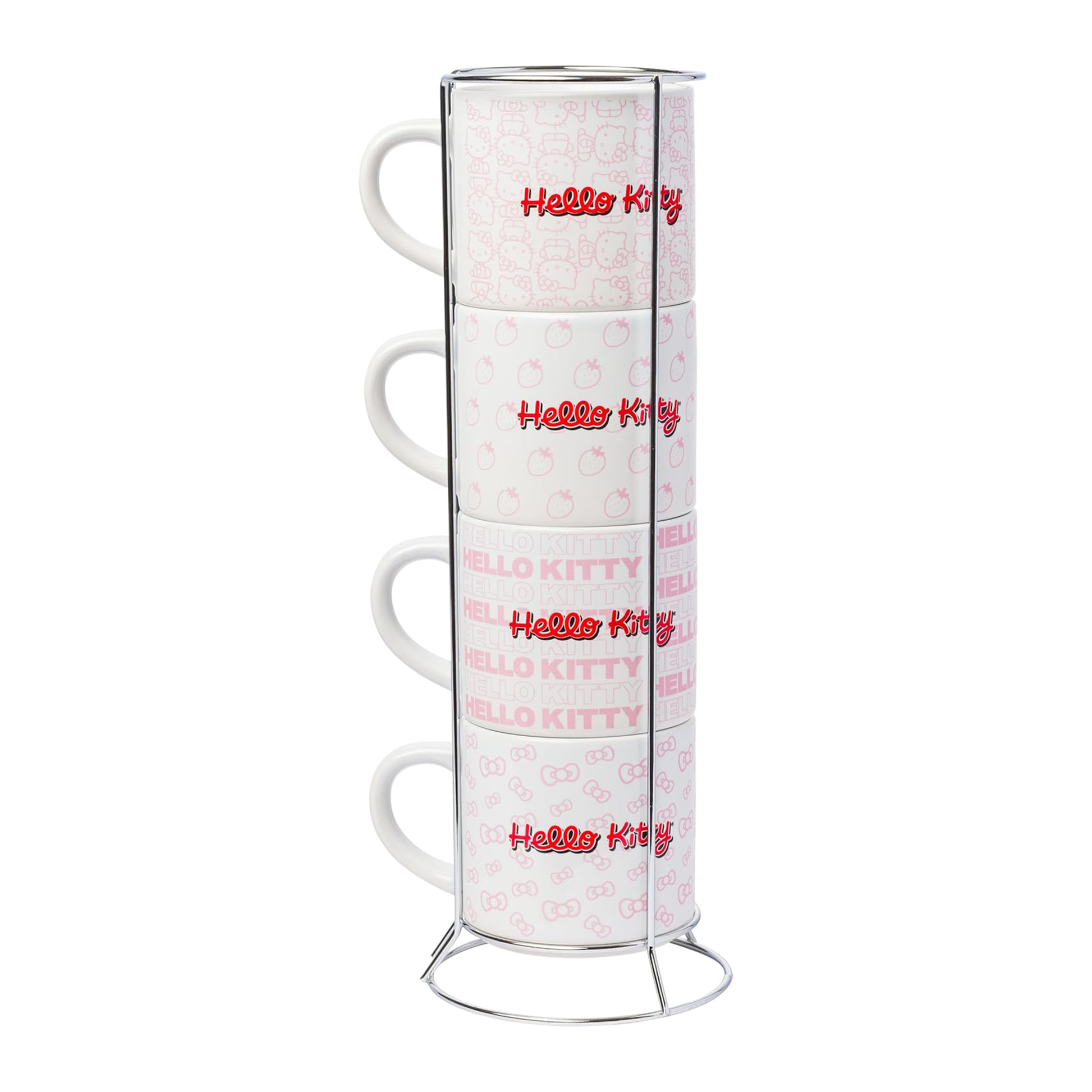 Hello Kitty Expressions 5-Piece Ceramic Mug Stack