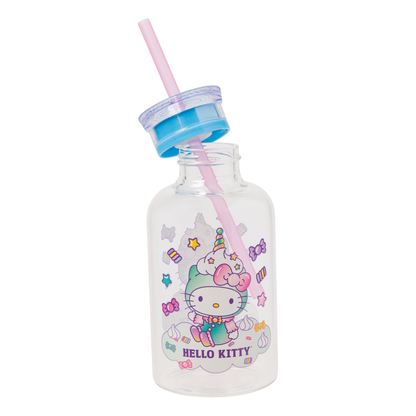 Hello Kitty 15oz Mini Milk Bottle Glass Tumbler