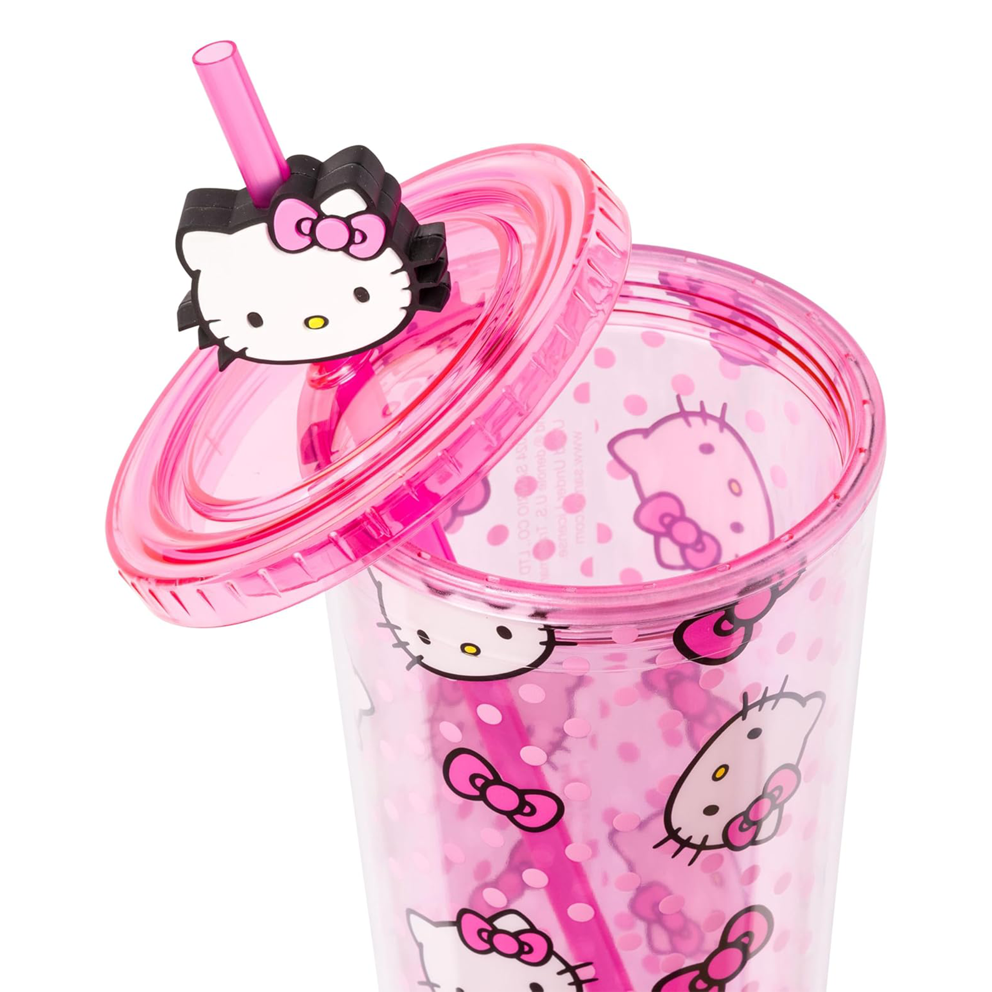 Hello Kitty 24oz Bows & Dots Travel Tumbler