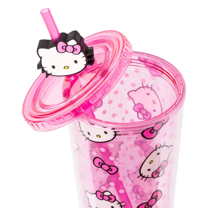 Hello Kitty 24oz Bows & Dots Travel Tumbler