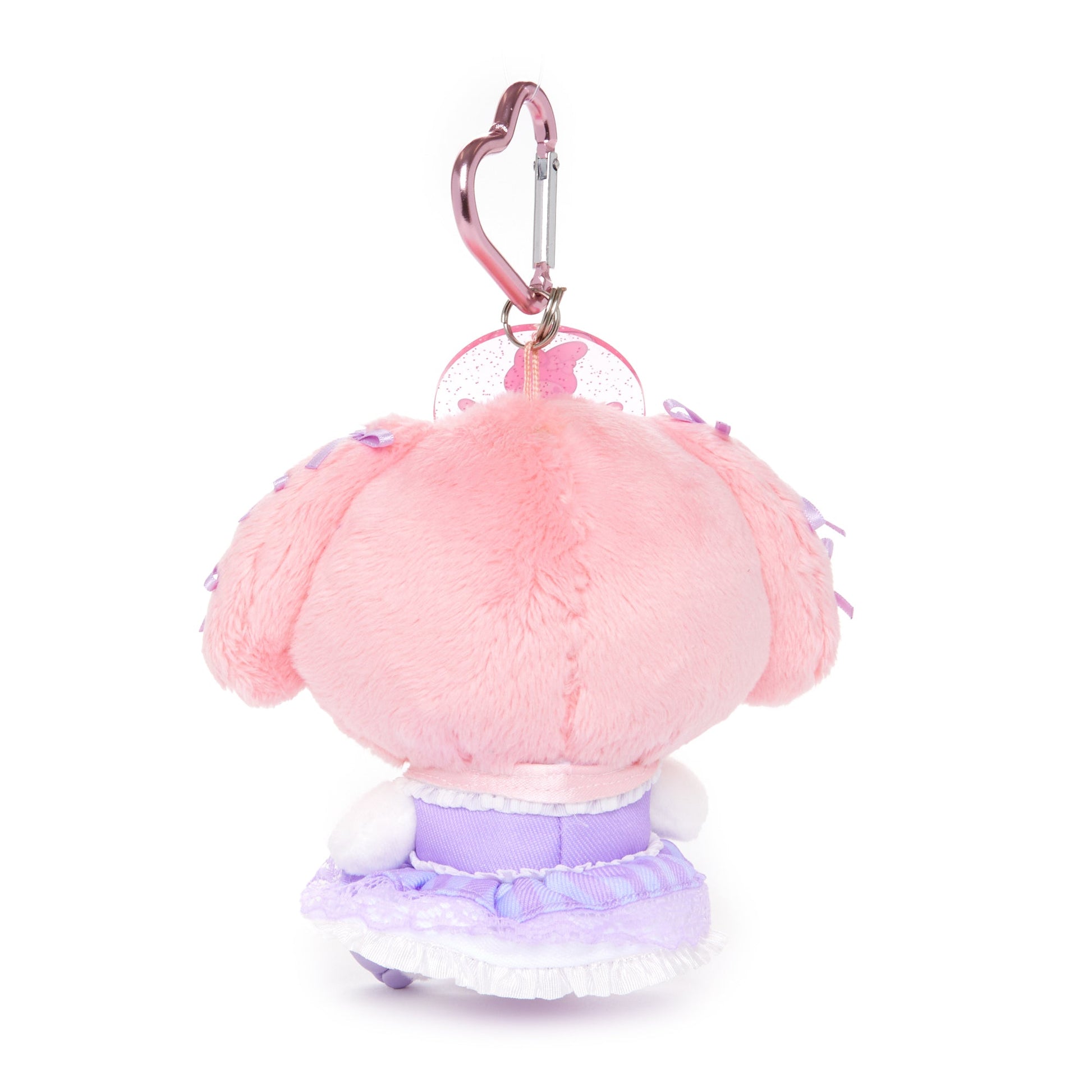 My Melody Pink Ribbon Plush Mascot Keychain (50th Anniv. Series)