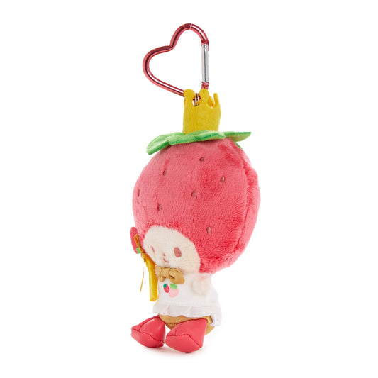 Strawberry King Plush Mascot Keychain (Strawberry News 50th Anniversary)