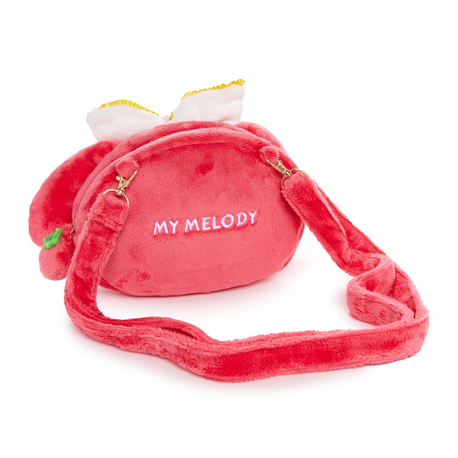 My Melody Plush Crossbody Bag (Strawberry News 50th Anniversary)