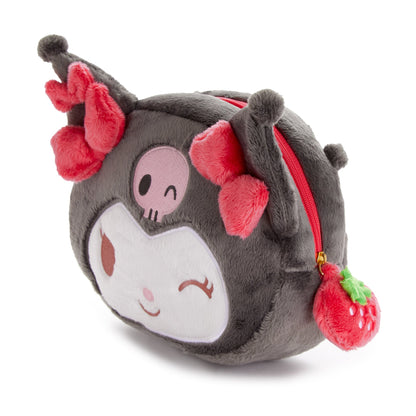 Kuromi Plush Crossbody Bag (Strawberry News 50th Anniversary)