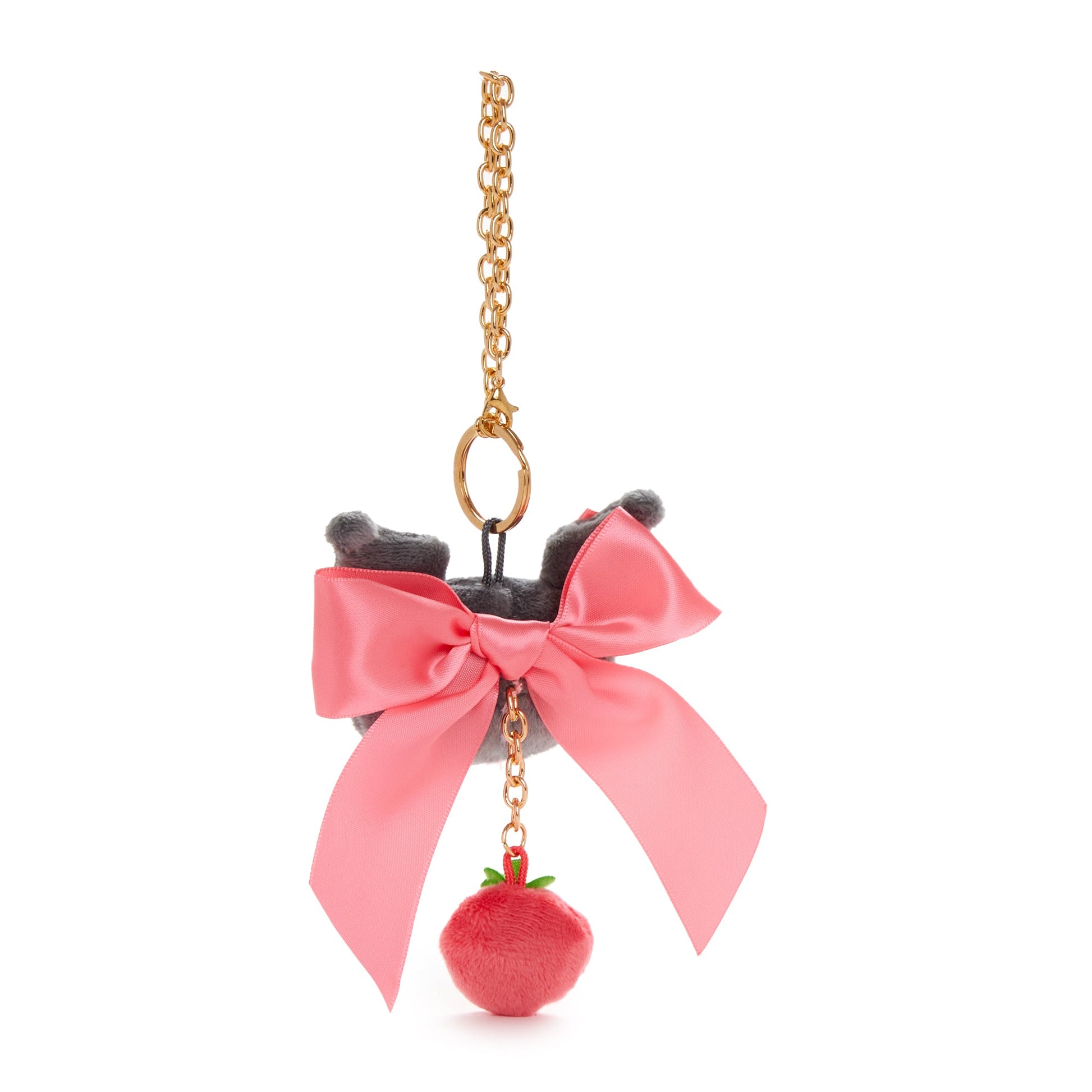 Kuromi Plush Bag Charm (Strawberry News 50th Anniversary)