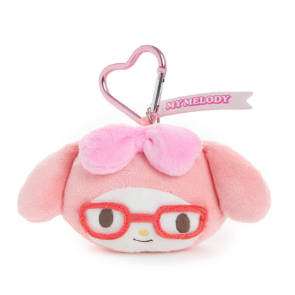My Melody Plush Mascot Keychain (Glasses Series)