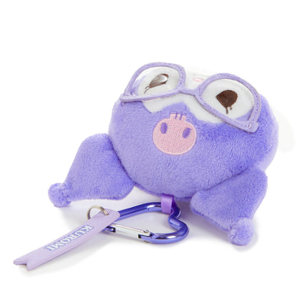 Kuromi Plush Mascot Keychain (Glasses Series)