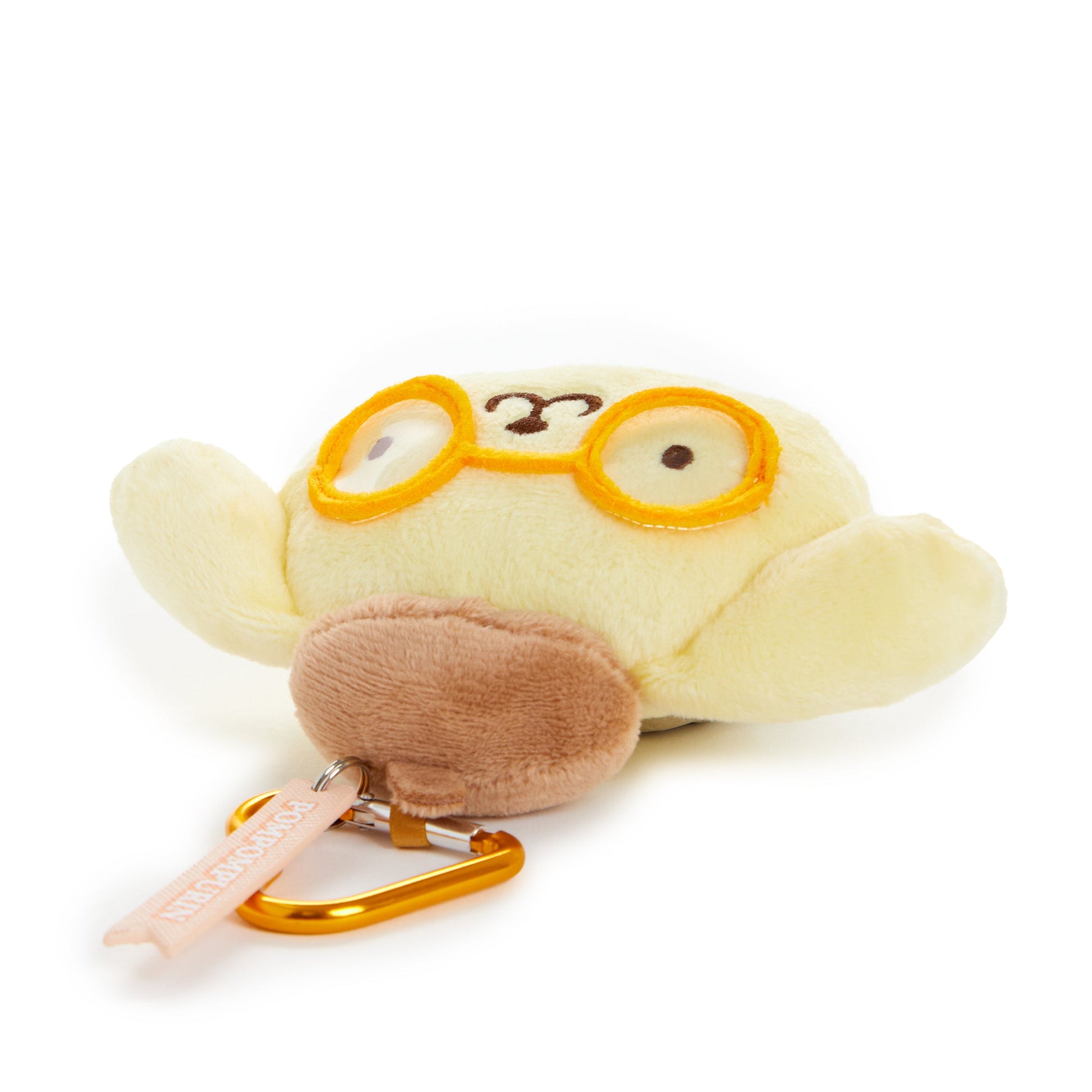 Pompompurin Plush Mascot Keychain (Glasses Series)