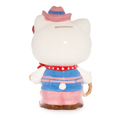 Hello Kitty Cowgirl Ceramic Bank