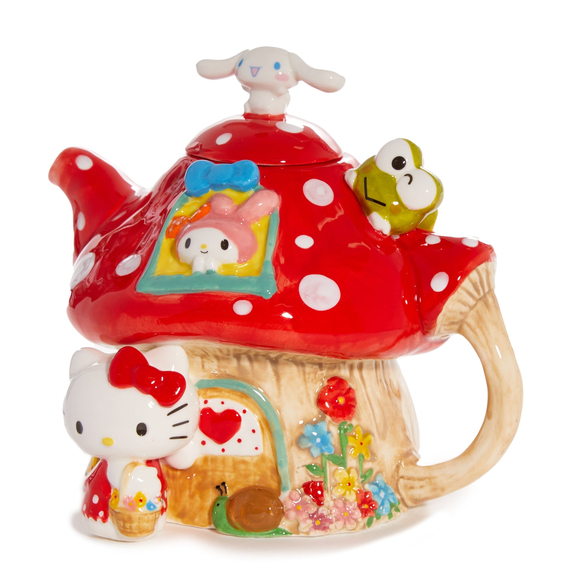 Hello Kitty and Friends Ceramic Mushroom Teapot
