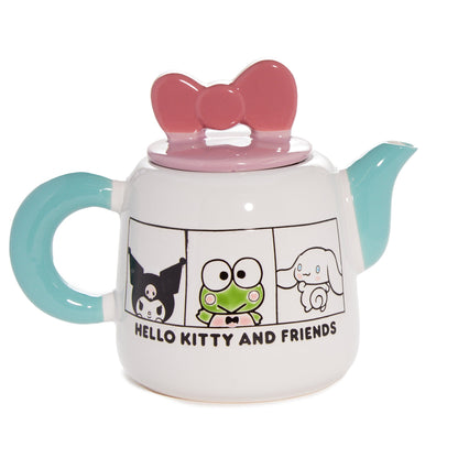 Hello Kitty and Friends Ceramic Grid Teapot