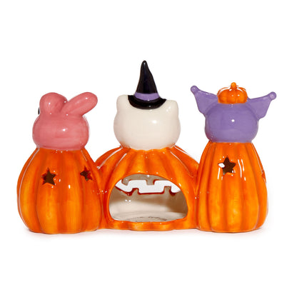 Hello Kitty and Friends Costume Pumpkin Ceramic Candle House