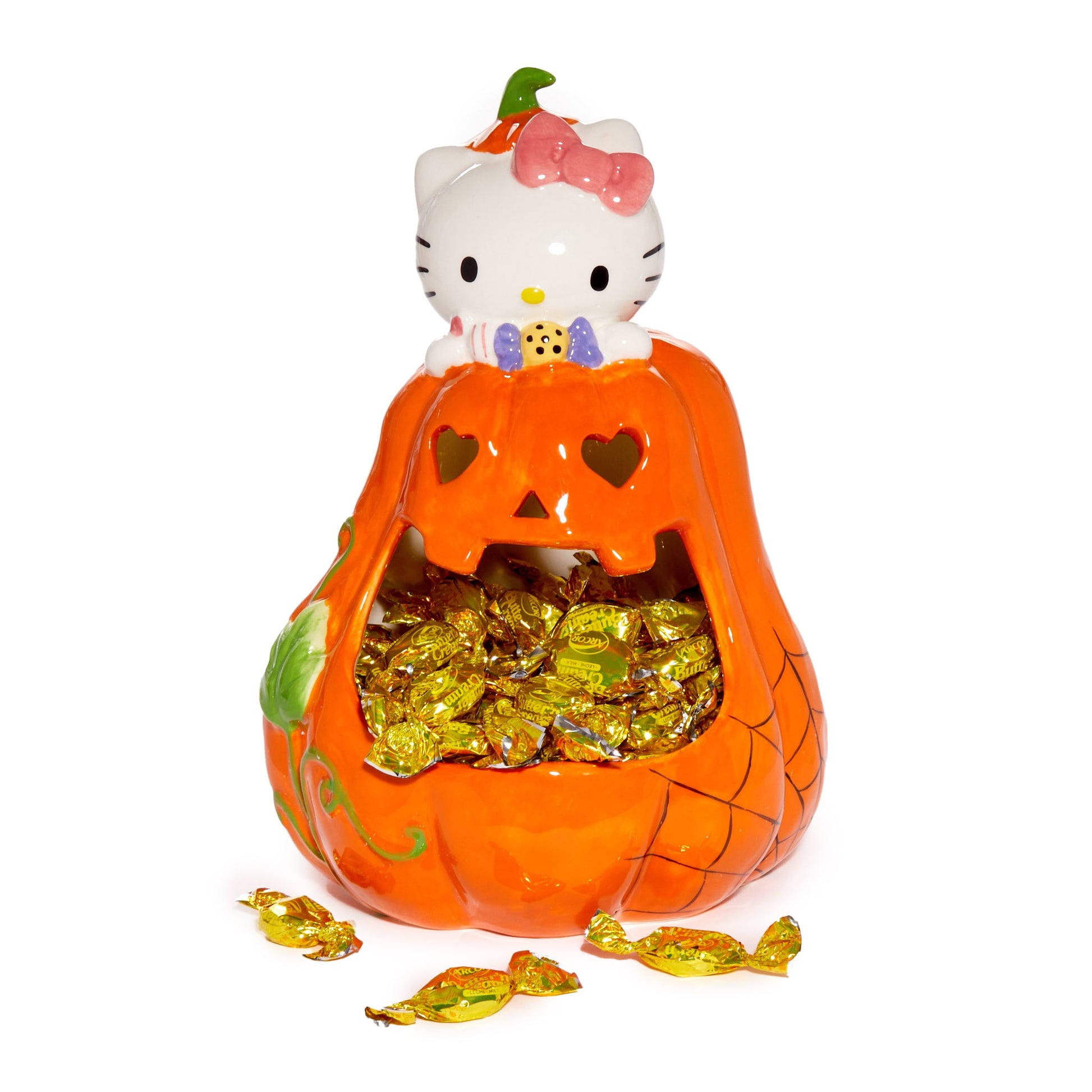 Hello Kitty Big Mouth Pumpkin Ceramic Candy Bowl