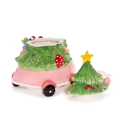 Hello Kitty and Friends Holiday Ceramic Joy Ride Cookie Jar