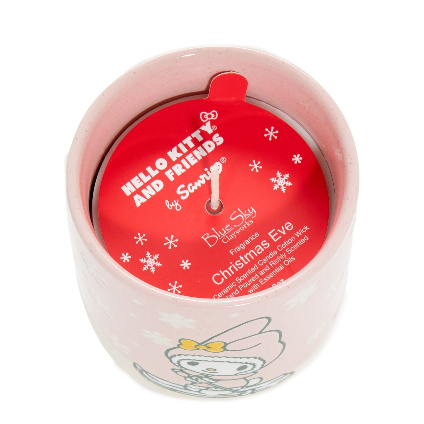 My Melody Holiday Ski Ceramic Candle