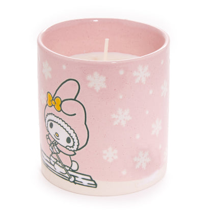 My Melody Holiday Ski Ceramic Candle