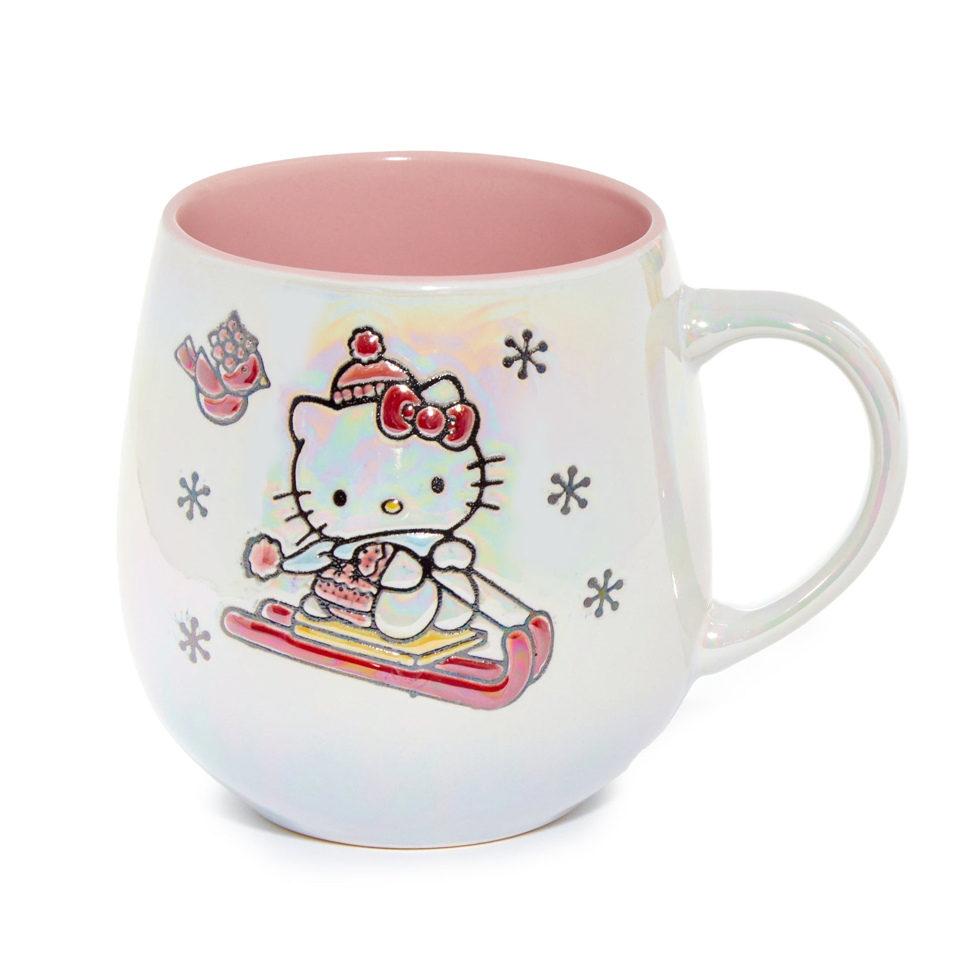 Hello Kitty Holiday Ski Ceramic Mug and Figurine Gift Set