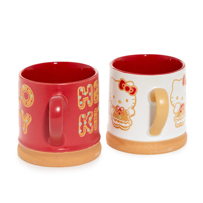 Hello Kitty Gingerbread Holiday Ceramic Mug Gift Set (Set of 2)