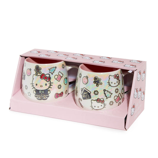 Hello Kitty Holiday Cheer Ceramic Mug Gift Set (Set of 2)