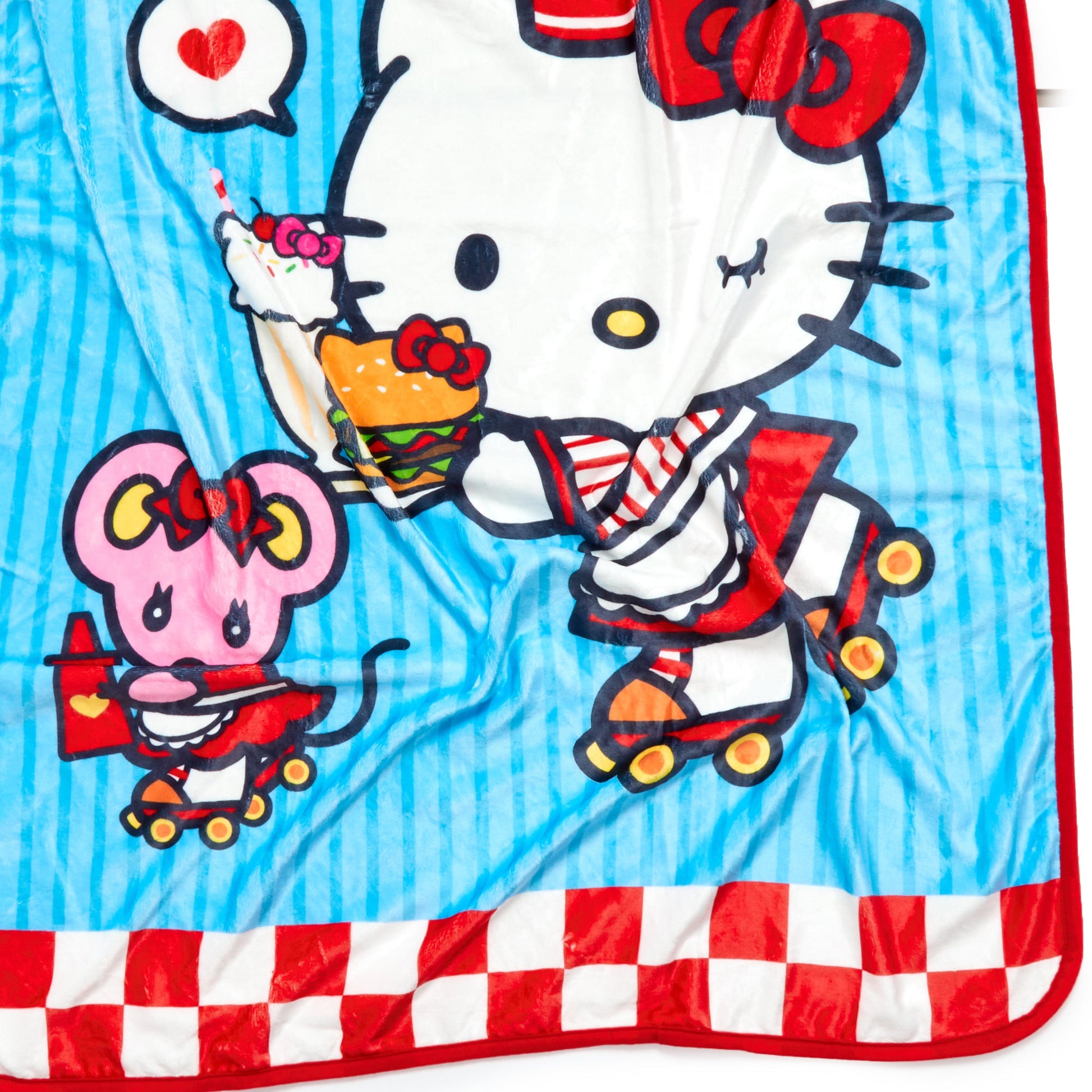 Hello Kitty Throw Blanket (Classic Carhop Series)