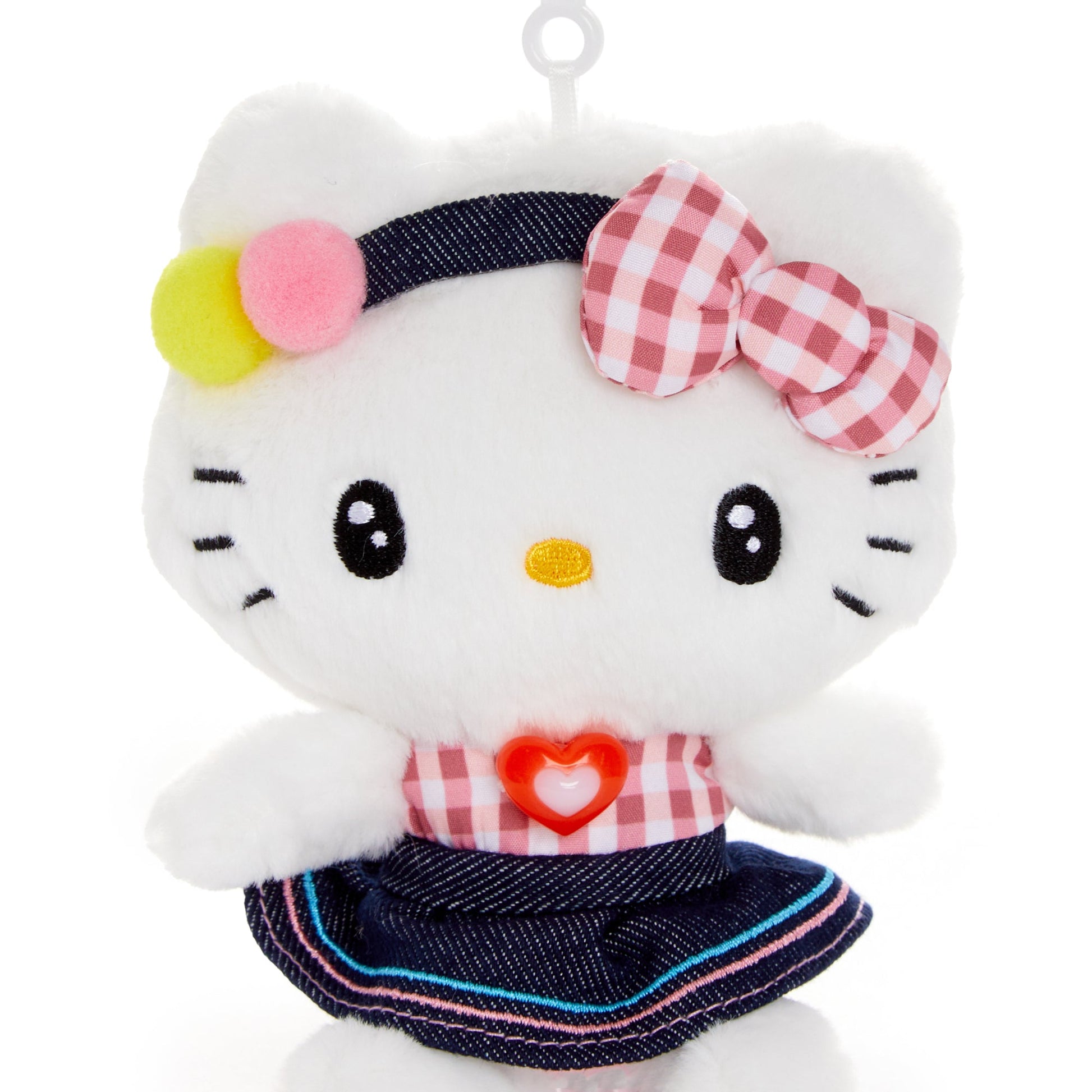 Hello Kitty Mascot Clip (Retro Denim Series)