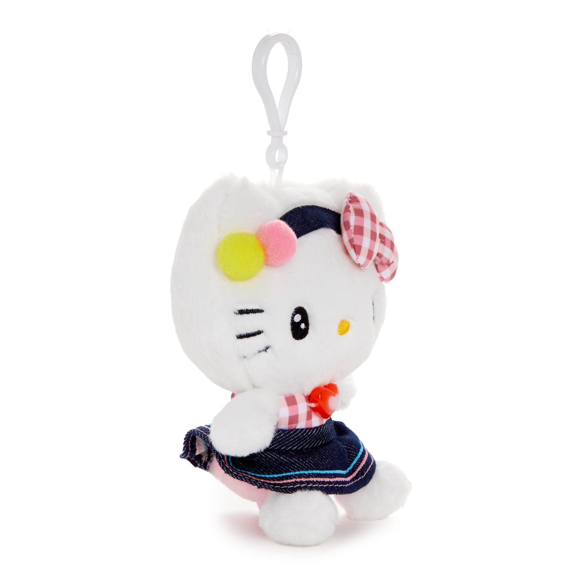 Hello Kitty Mascot Clip (Retro Denim Series)