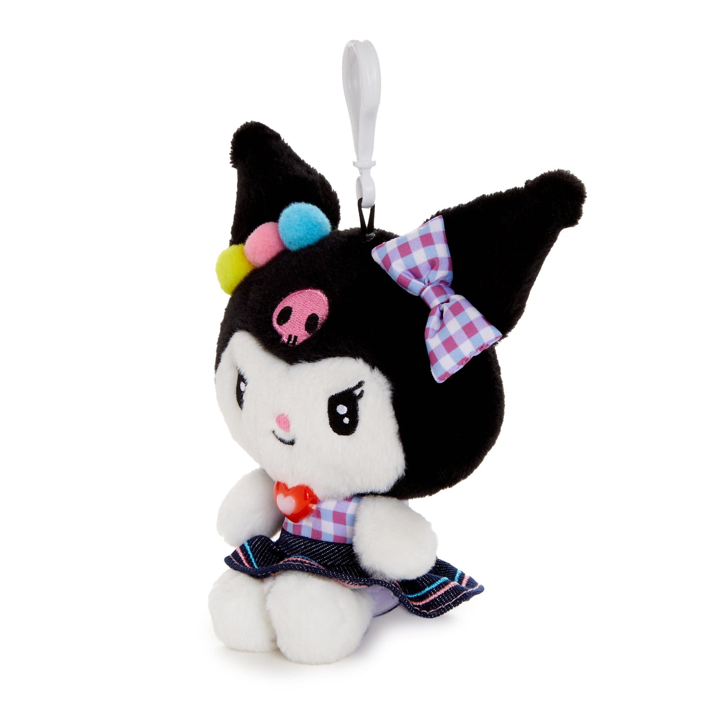 Kuromi Mascot Clip (Retro Denim Series)