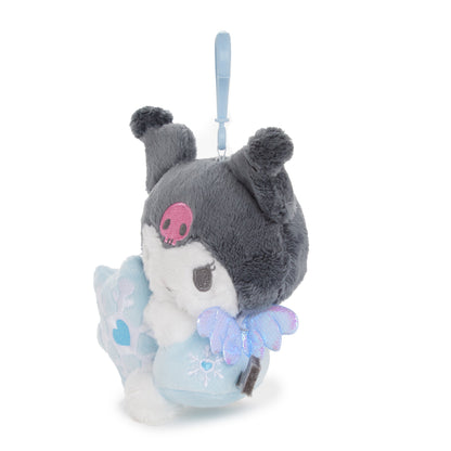 Kuromi Plush Mascot Clip (Snow Angel Series)
