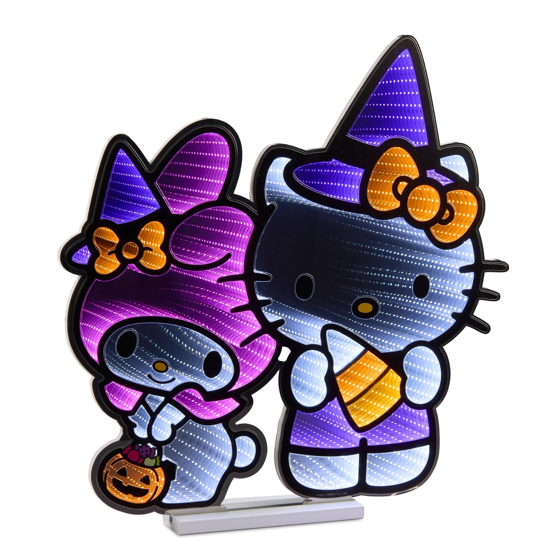 Hello Kitty and My Melody 24” Halloween Decorative Ekkolight Infinity Light