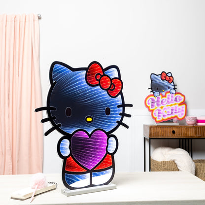 Hello Kitty 24" Heart Decorative Ekkolight Infinity Light