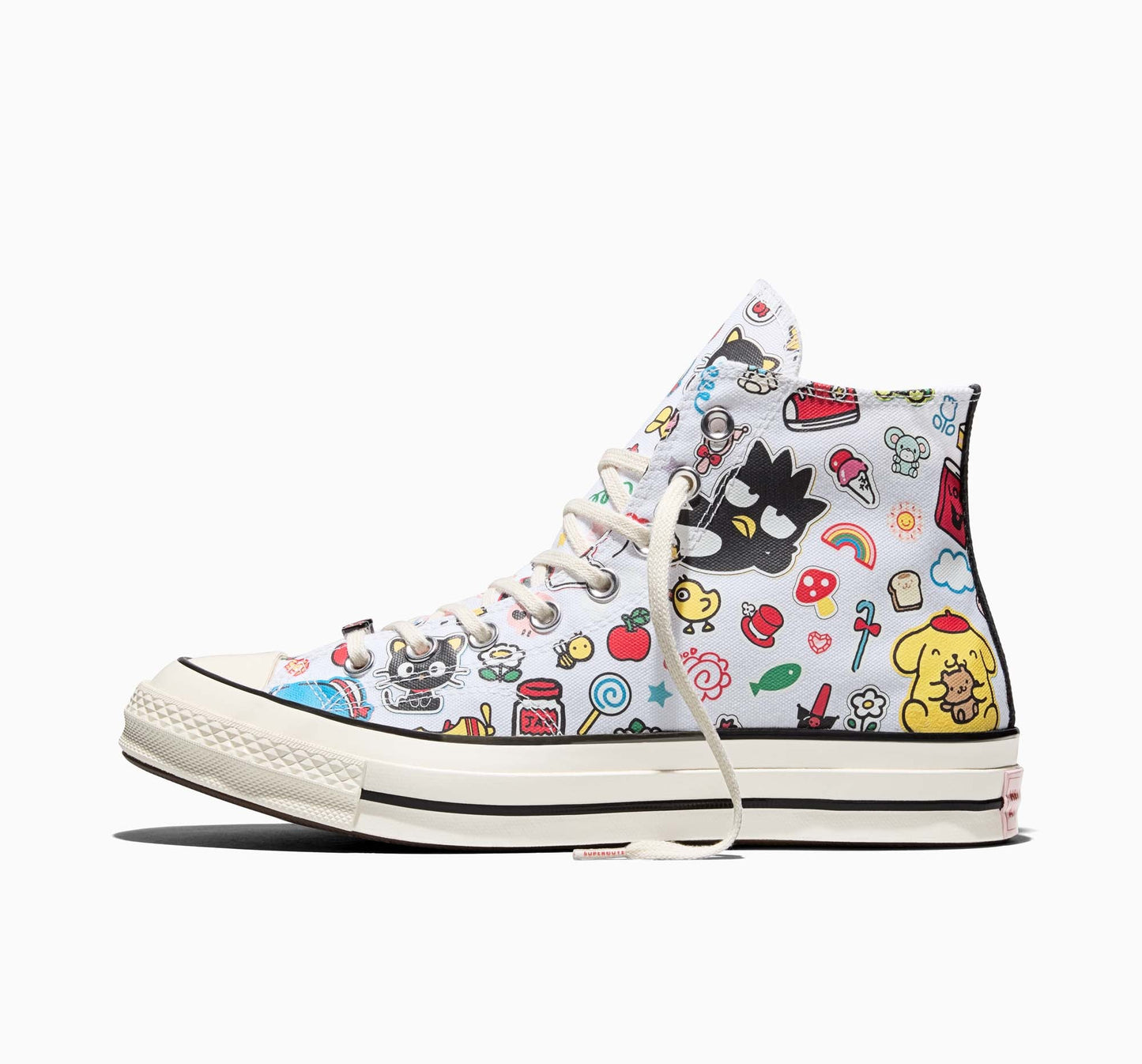 Converse x Hello Kitty and Friends Chuck 70 Hi-Top Stickers Sneaker (Adult - White)