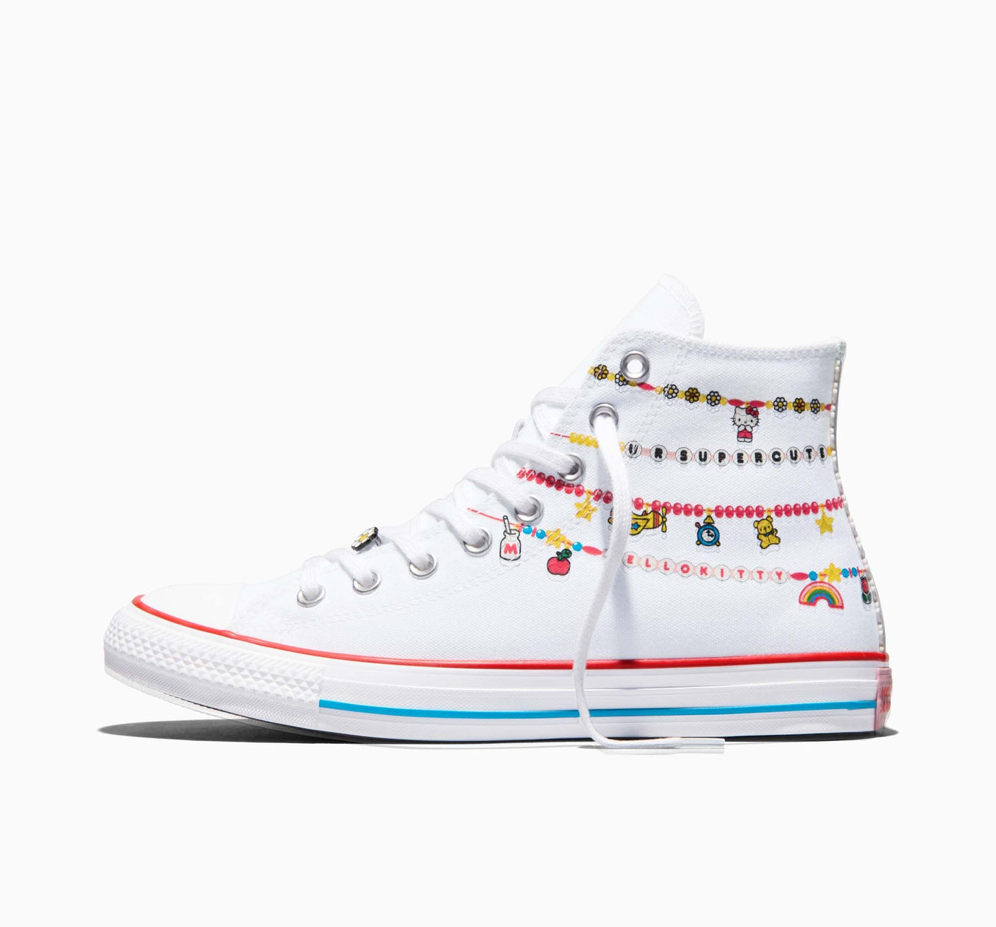 Converse x Hello Kitty Chuck Taylor All Star Charmed Hi-Top Sneaker (Adult - White)