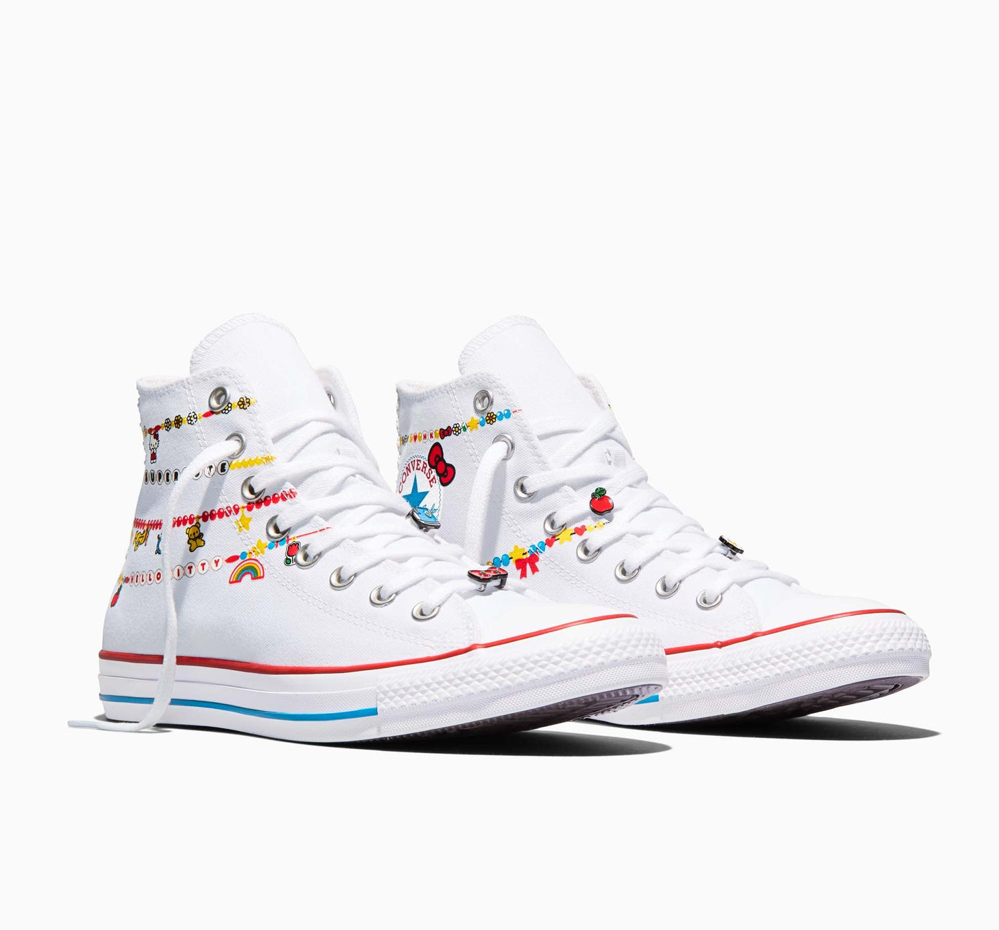 Converse x Hello Kitty Chuck Taylor All Star Charmed Hi-Top Sneaker (Adult - White)