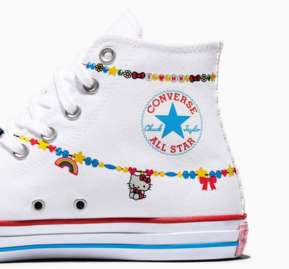 Converse x Hello Kitty Chuck Taylor All Star Charmed Hi-Top Sneaker (Adult - White)