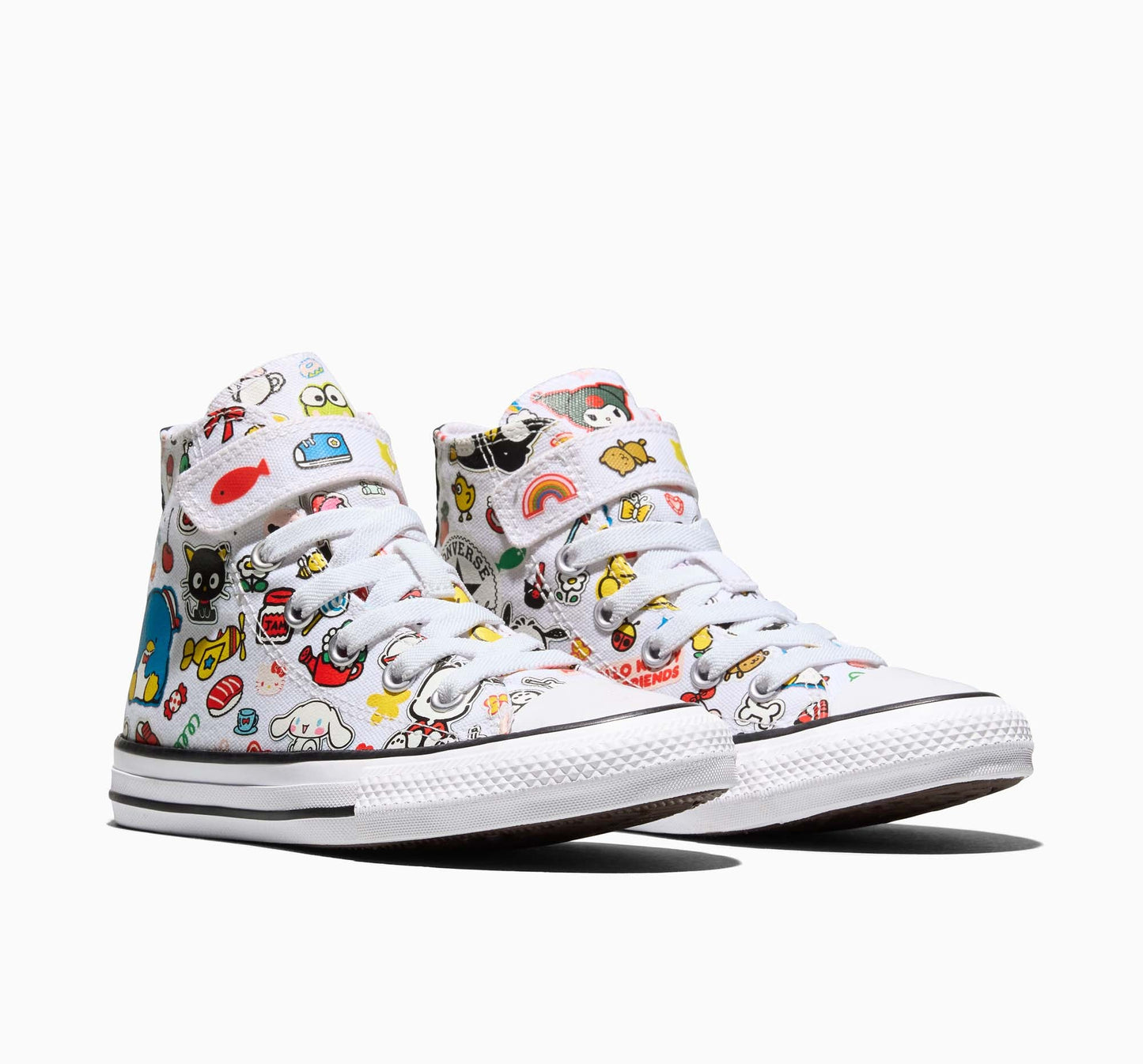 Converse x Hello Kitty and Friends Chuck Taylor All Star Easy-On Stickers Sneaker (Kids - White)