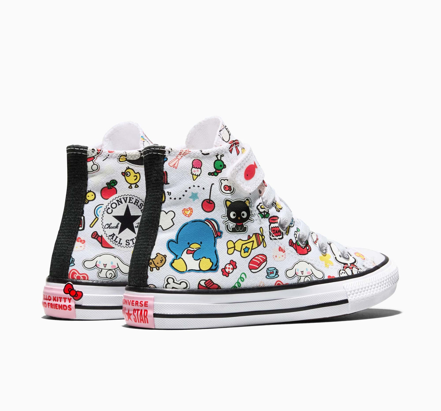 Converse x Hello Kitty and Friends Chuck Taylor All Star Easy-On Stickers Sneaker (Kids - White)