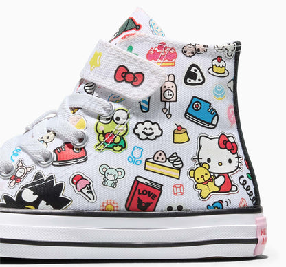 Converse x Hello Kitty and Friends Chuck Taylor All Star Easy-On Stickers Sneaker (Kids - White)