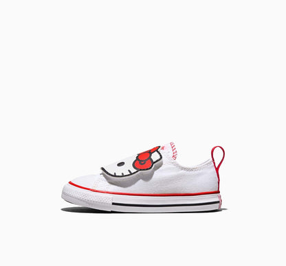 Converse x Hello Kitty Chuck Taylor All Star One Strap Easy-On Sneaker (Toddler - White)