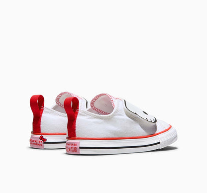 Converse x Hello Kitty Chuck Taylor All Star One Strap Easy-On Sneaker (Toddler - White)