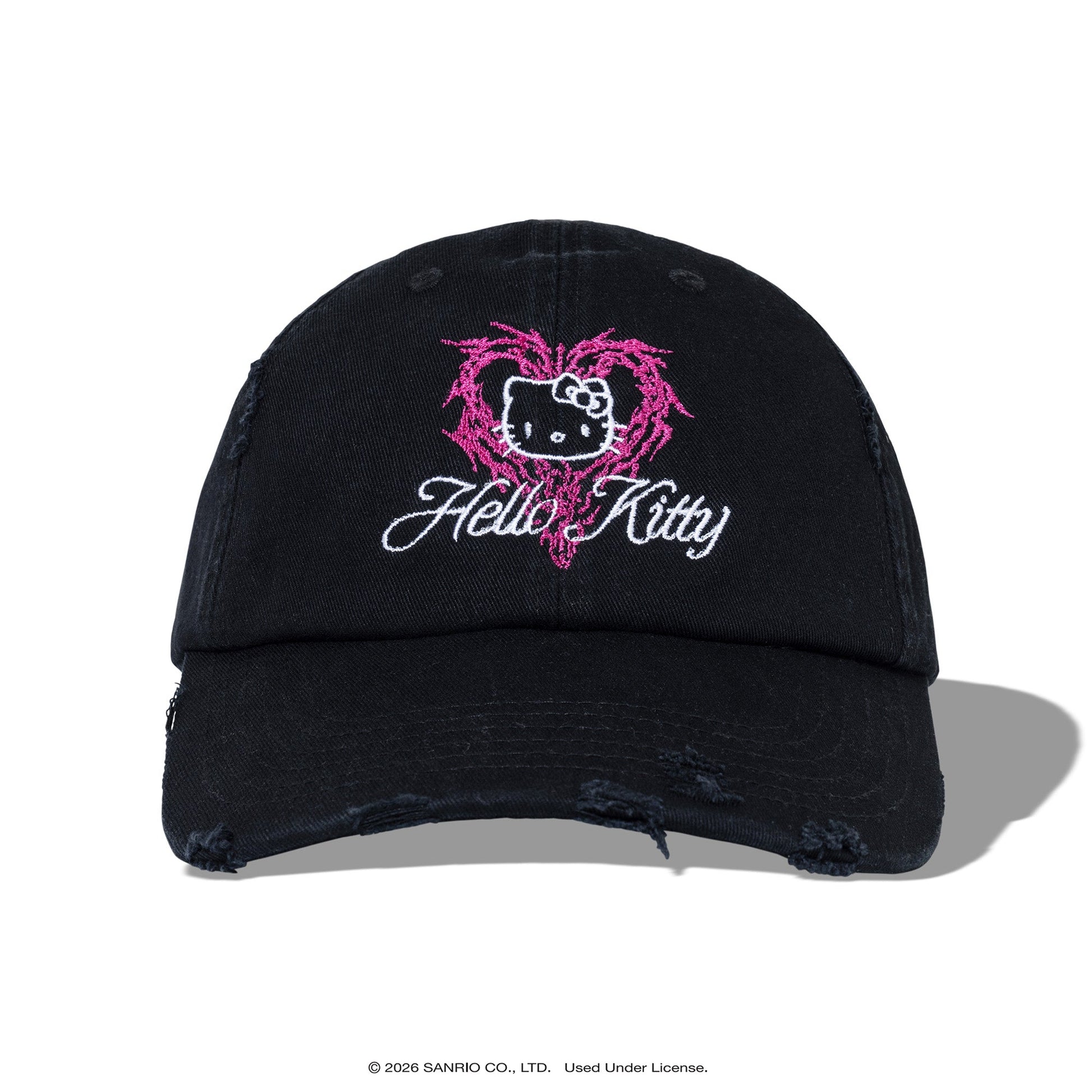 Anti Social Social Club x Hello Kitty Ethereal Dad Cap (Black)