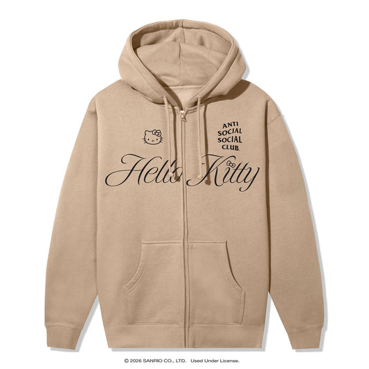Anti Social Social Club x Hello Kitty Ethereal Zip Hoodie (Sandstone)