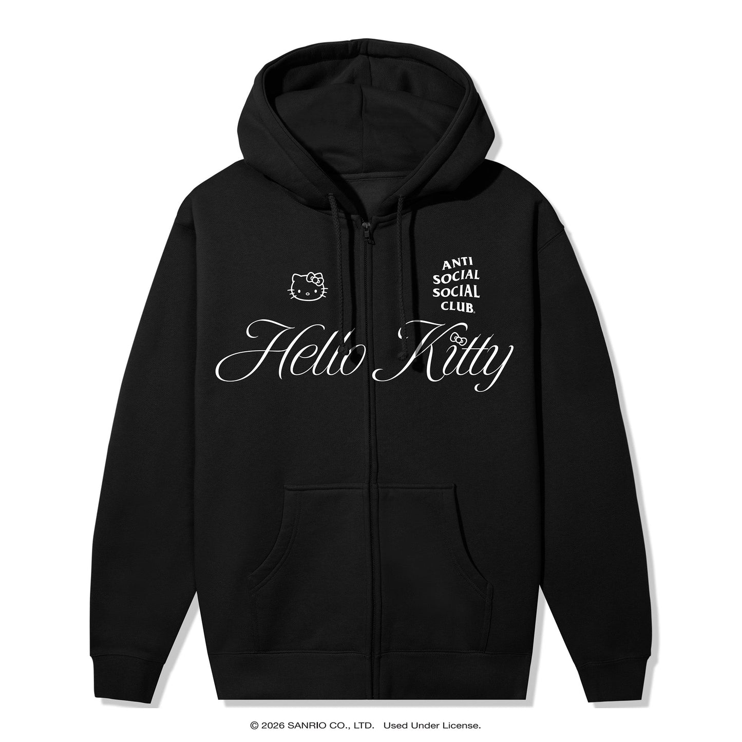 Anti Social Social Club x Hello Kitty Ethereal Zip Hoodie (Black)