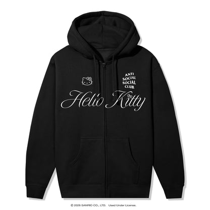 Anti Social Social Club x Hello Kitty Ethereal Zip Hoodie (Black)