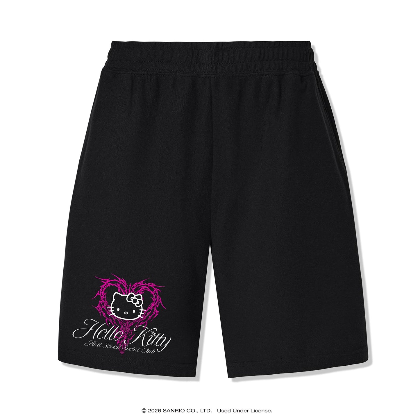 Anti Social Social Club x Hello Kitty Love Shorts (Black)