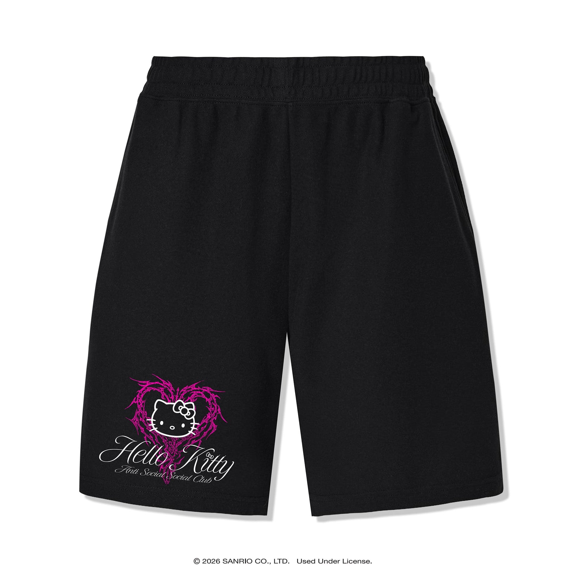 Anti Social Social Club x Hello Kitty Love Shorts (Black)