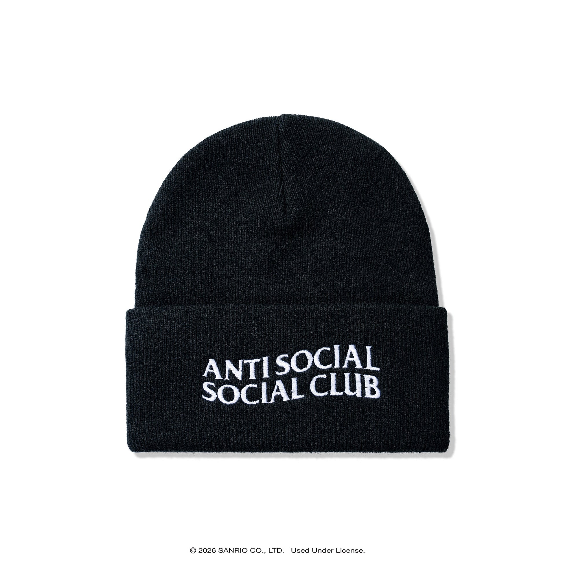 Anti Social Social Club x Hello Kitty Metal Beanie (Black)