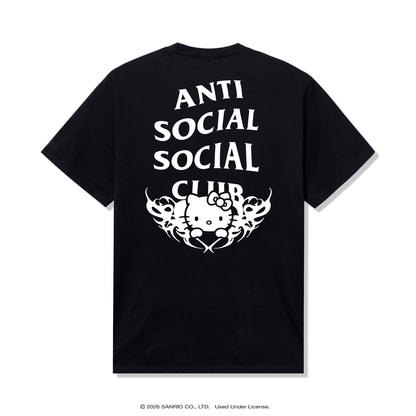 Anti Social Social Club x Hello Kitty Metal Tee (Black)