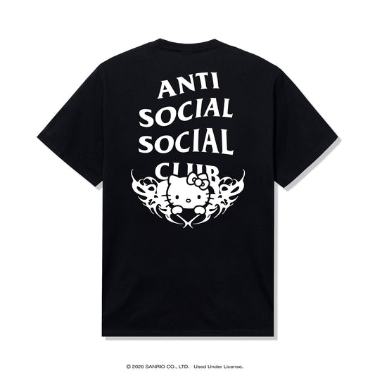 Anti Social Social Club x Hello Kitty Metal Tee (Black)