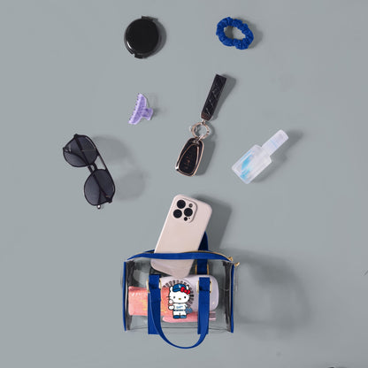 Hello Kitty x Los Angeles Dodgers Clear Barrel Bag