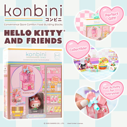 My Melody Konbini Building Blocks Set (Strawberry Milk)
